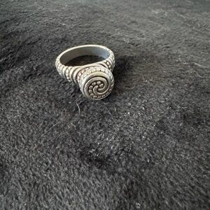 James Avery African Beaded Swirl Ring - Retired